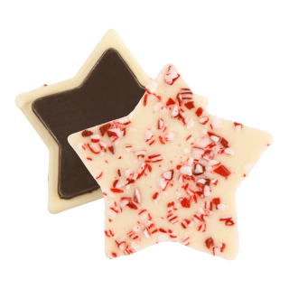 1 1/2 Oz Wrapped Peppermint Bark Shapes