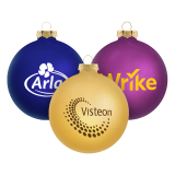 Custom 3.25 Inch Traditional Glass Ornaments