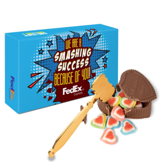 Clever Candy Smash Chocolate Hearts