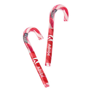 Large Candy Canes with Label