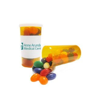 Large Promo Pill Bottles with Jelly Beans