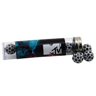 Tubes with Choc Soccer Balls