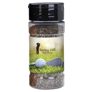 Gourmet Spice And Rub Bottle Shakers - Black...