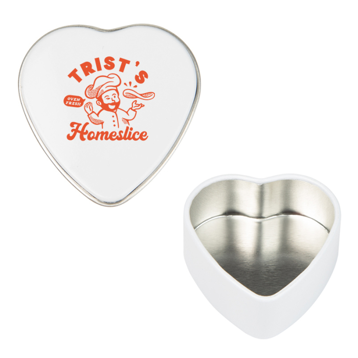 Custom Small Heart Tins
