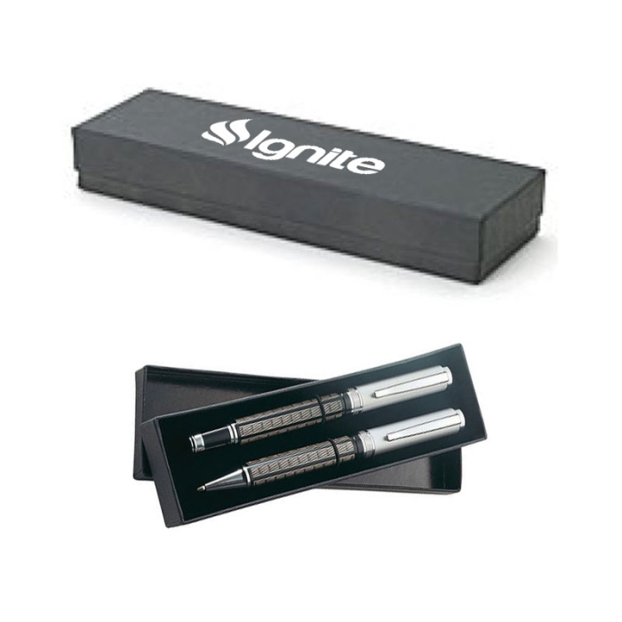 Customized Gift Box Black 2 Piece Boxes [Double]