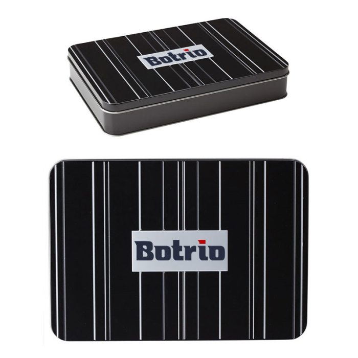 Customized Large Giftset Tins Size: 10 x 7 x 1 1/2 Inch