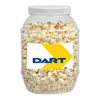 Large Plastic Jars with Butter Popcorn