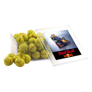 Acrylic Boxes with Chocolate Tennis Balls