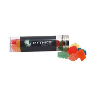 Clever 5 Inch Candy Tubes with Gummy Bears