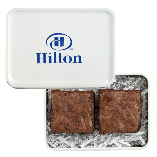 Fresh Beginnings 2 Fudge Brownies in Tins