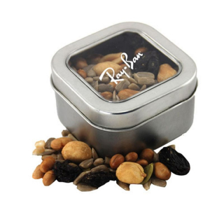 Window Tins with Trail Mix