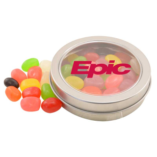 Round Tins with Jelly Beans