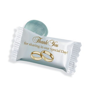 Stock Wedding Wrapped Candies