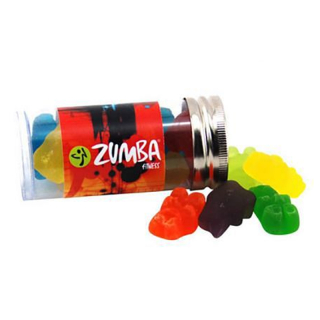 3 Inch Candy Tube with Assorted Jelly Beans