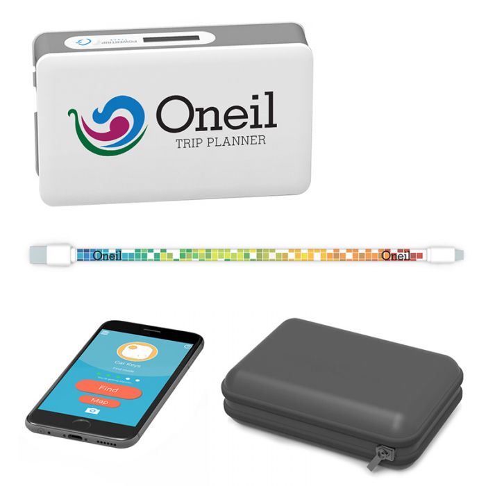 Promotional Power Trip Track 6000 mAh Power Banks with Branded Micro USB Cable