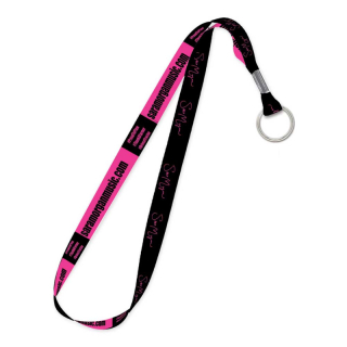 1 Inch Wide Lanyards with Metal Crimp or Sewn Ends