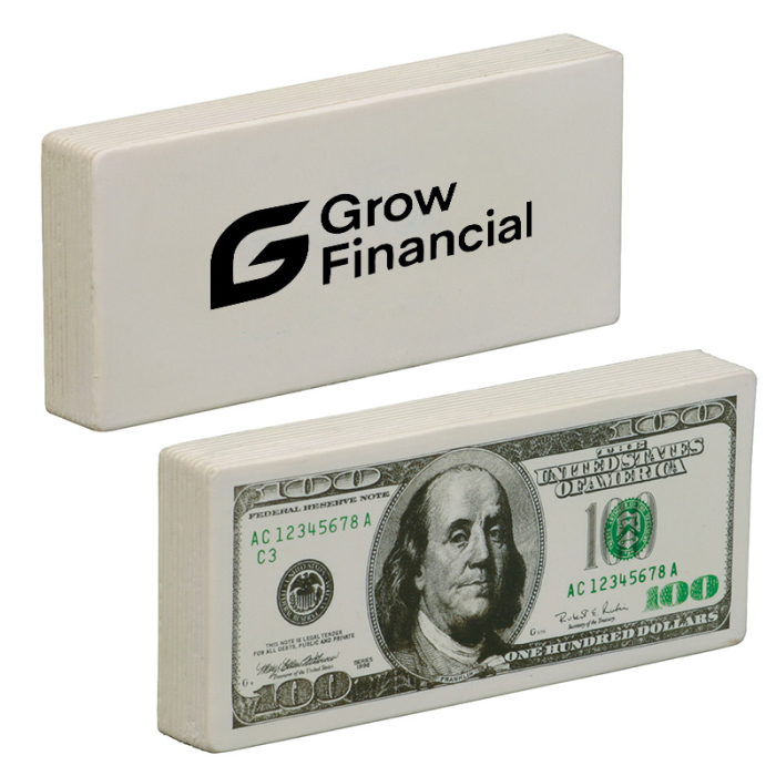 Custom $100 Bill Stress Relievers