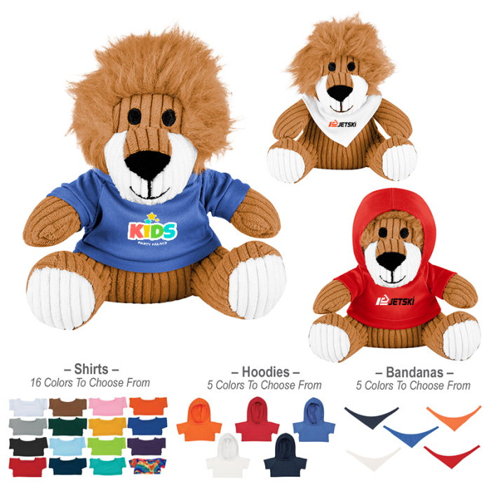 Custom 6 Inch Rory Corduroy Lions