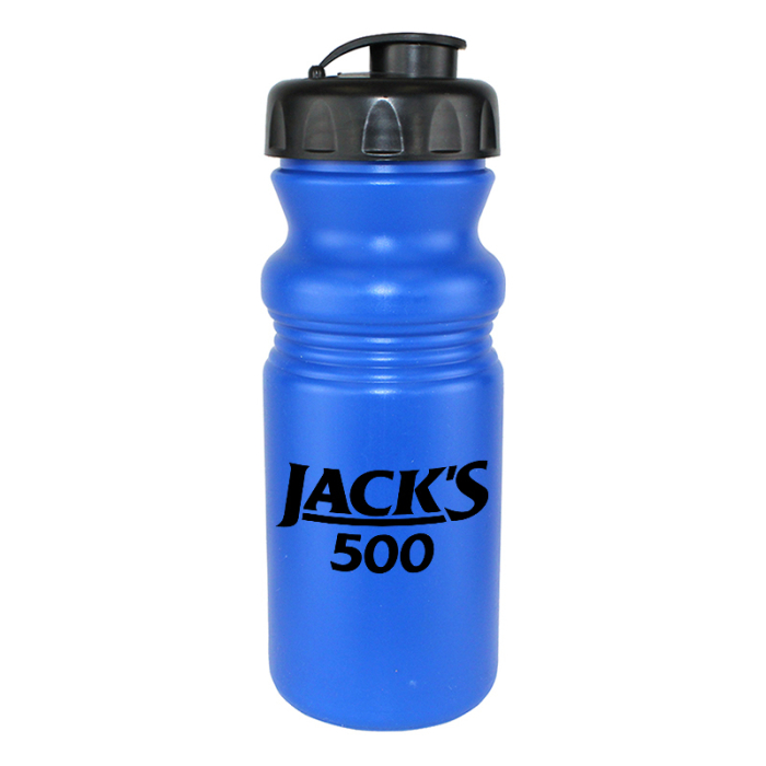 20 Oz Promotional Cycle Bottles with Flip Top Caps