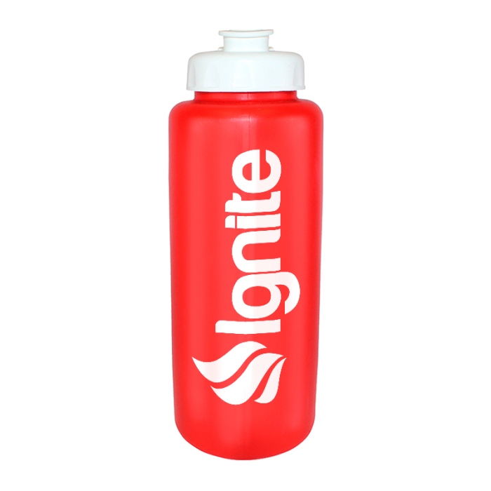 32 Oz Personalized Grip Bottles with Flip Top Caps