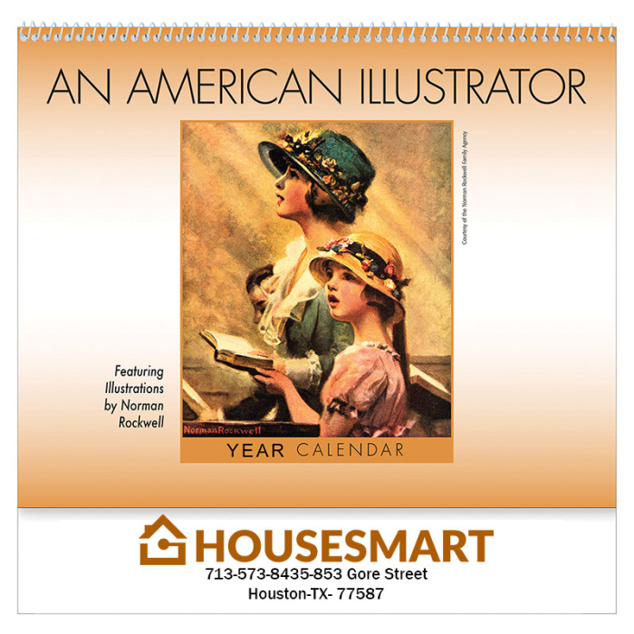 Custom 2026 An American Illustrator Spiral Wall Calendars