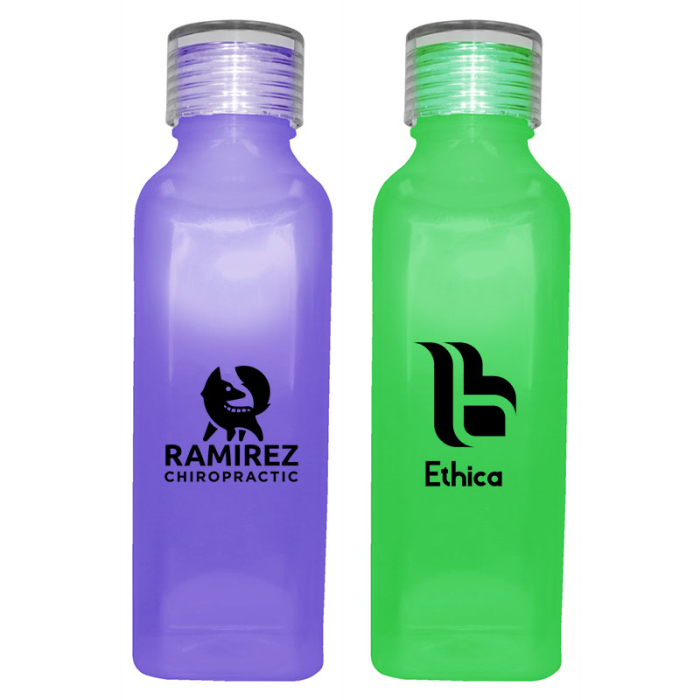 Custom 24 Oz Classic Edge Bottles with Standard Lids