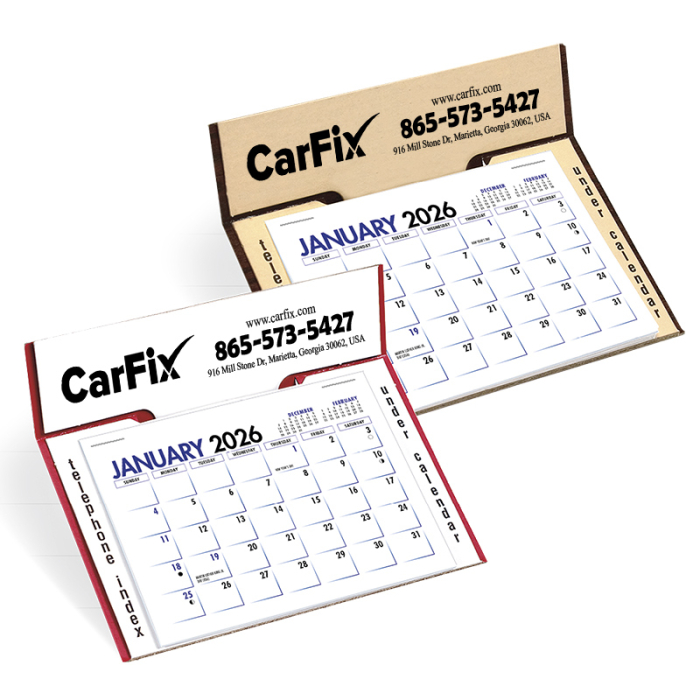 Custom Memo Desk Calendars