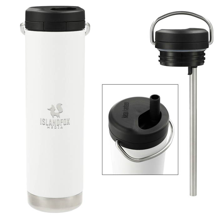 Custom Printed 20 Oz Klean Kanteen Eco TKWide Bottles with Twist Cap