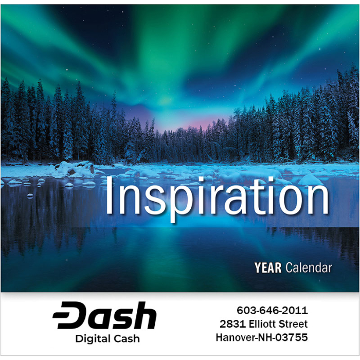 Custom Printed 2026 Inspiration Stapled Wall Calendars