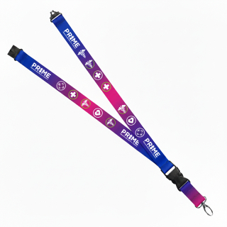 IMPORT Maverick 1 Inch Dye-Sublimated Lanyards