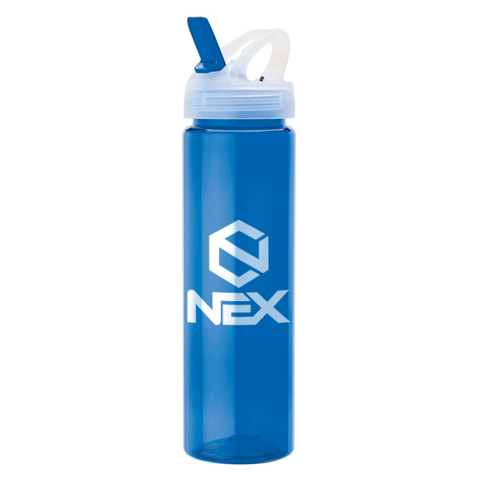 Custom Printed Newport 25 Oz PET Bottles with Flip Spouts
