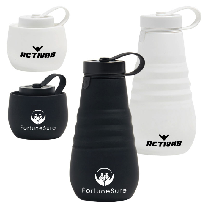 Custom Printed Stojo 20 Oz Collapsible Bottles