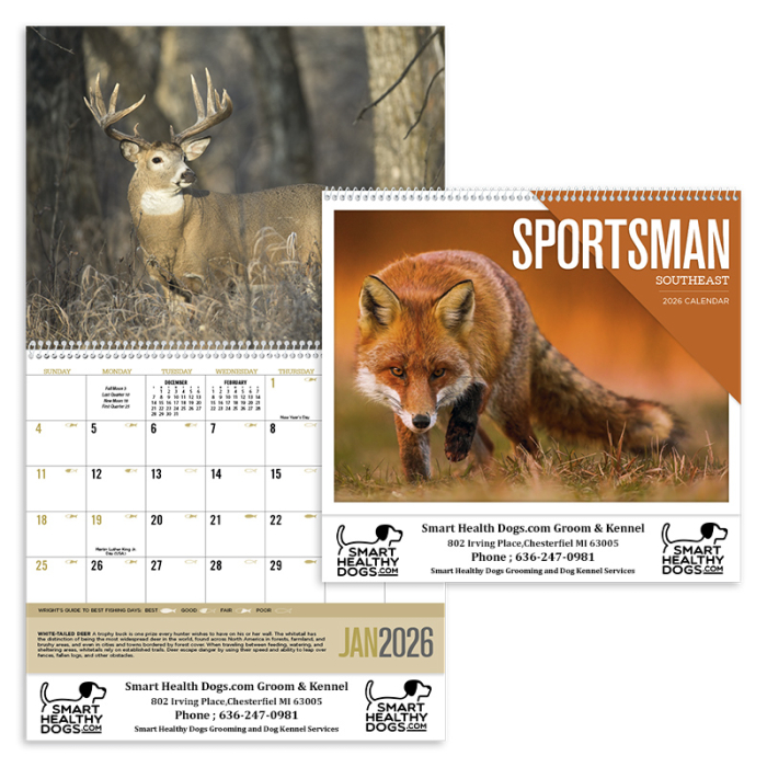 Custom Southeast Sportsman Wall Calendars