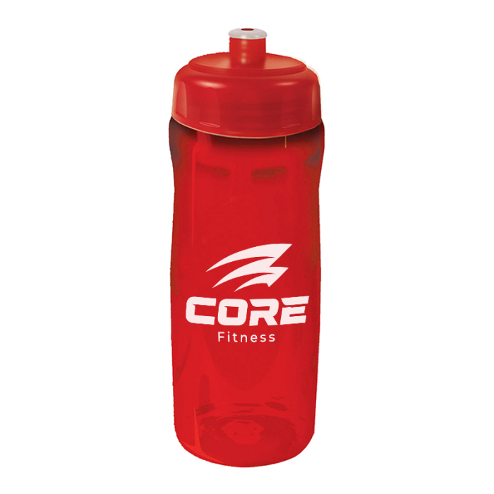 Customized 18 Oz Poly-Saver PET Bottles with Push n Pull Caps