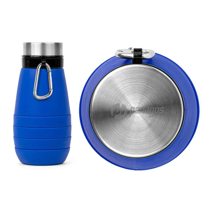 Customized 20 Oz Whirlwind Collapsible Silicone Water Bottles