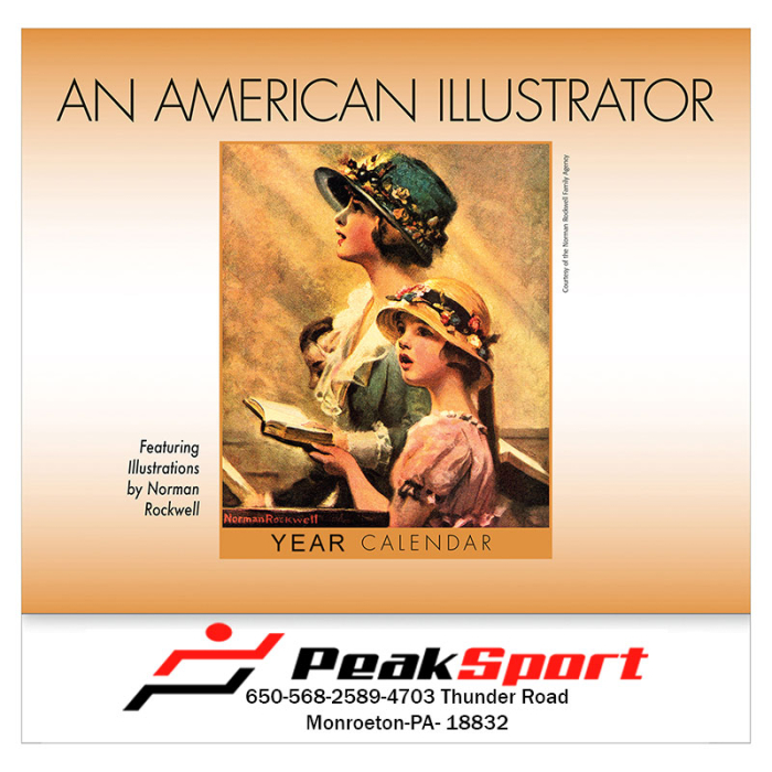 Customized 2026 An American Illustrator Stapled Wall Calendars