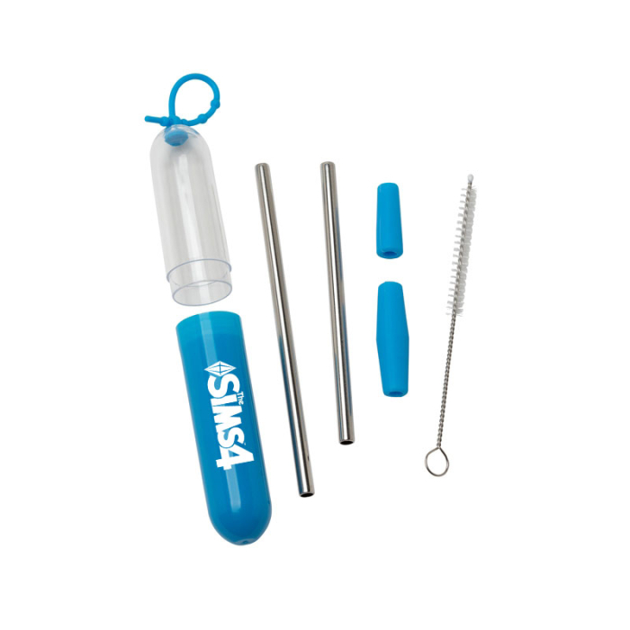 Customized Paloma 5-Piece Stainless Steel Straw Sets