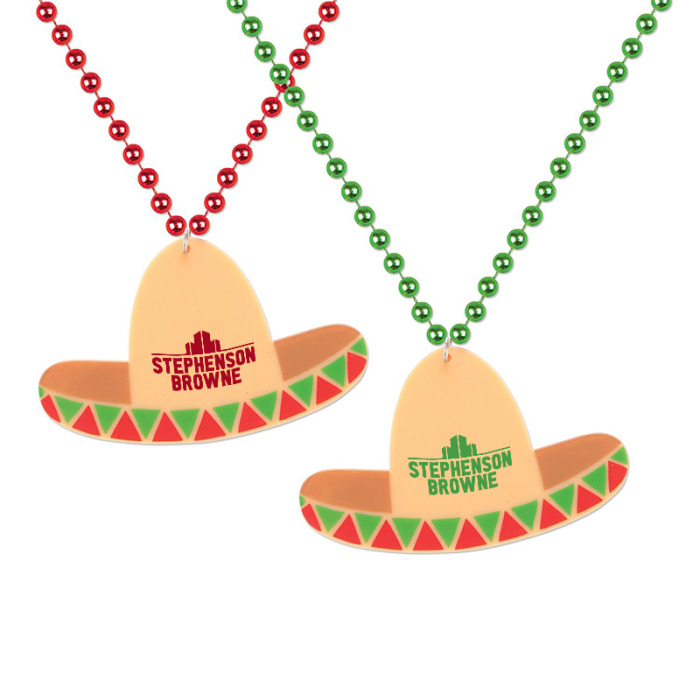 Customized Sombrero Medallions With Beads