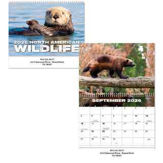 Wildlife Spiral Wall Calendars
