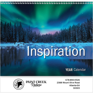 2026 Inspiration Spiral Wall Calendars