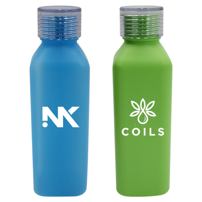 Imprinted 24 Oz Classic Edge Bottles with Standard Lids