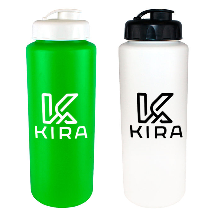 Imprinted 32 Oz Sports Bottles with Flip Top Caps