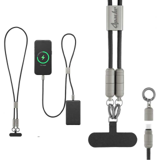 60W Charging Cable Lanyards with Phone Tether