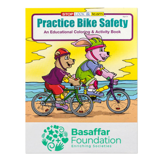 Practice Bike Safety Coloring Books