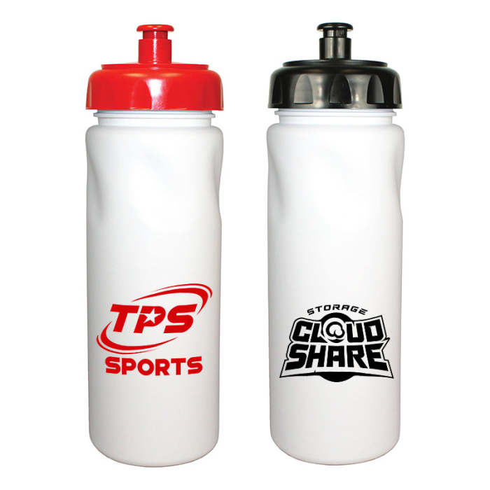 MicroHalt™ Promotional 24 Oz Cycle Bottles with Push 'n Pull Caps