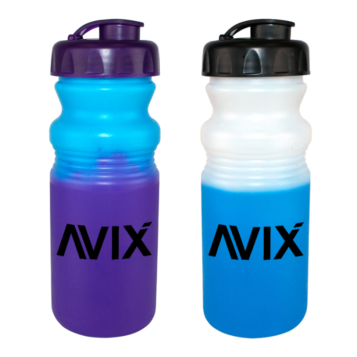Mood™ Custom Printed 20 Oz Cycle Bottles with Flip Top Caps