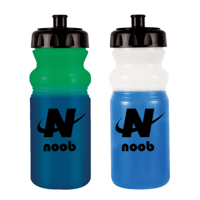 Mood™ Customized 20 Oz Cycle Bottles - Push and Pull Caps