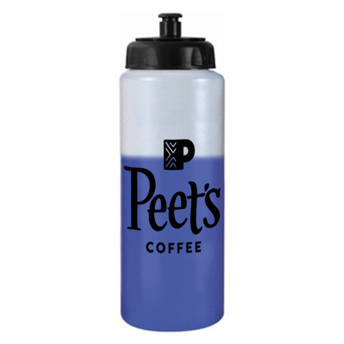 Mood™ Imprinted 32 Oz Sports Bottles with Push 'n Pull Caps