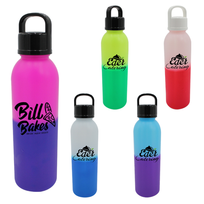 Mood™ Personalized 24 Oz Classic Revolve Bottles with Handle Lids