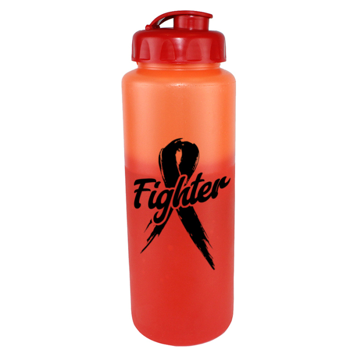 Mood™ Personalized 32 Oz Sports Bottles with Flip Top Caps